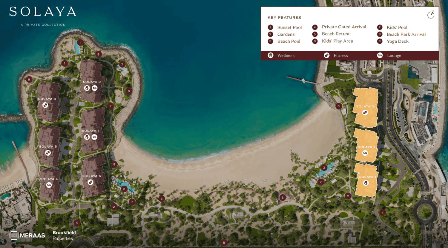 Solaya masterplan, Port De La Mer, Dubai