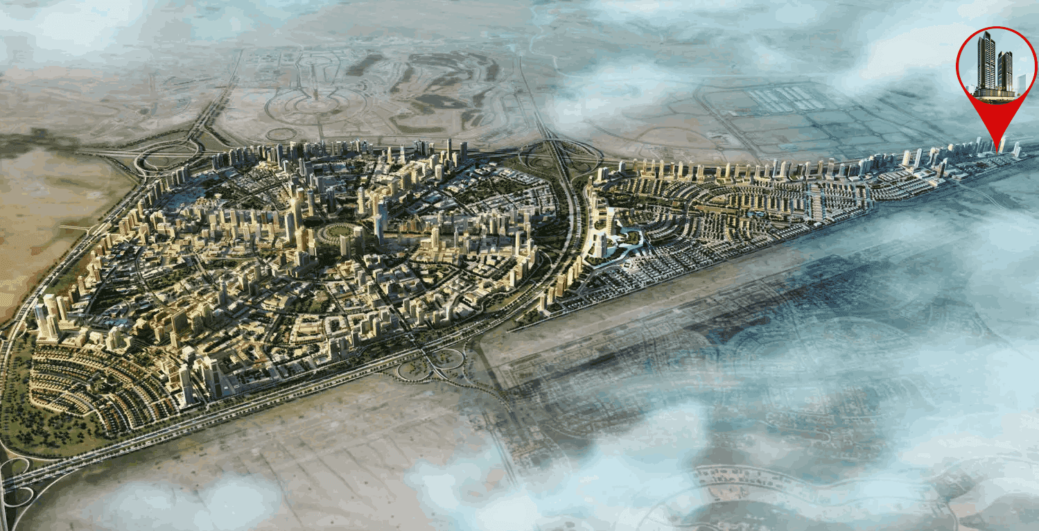 Guzel Towers masterplan, JVT (Jumeirah Village Triangle), Dubai