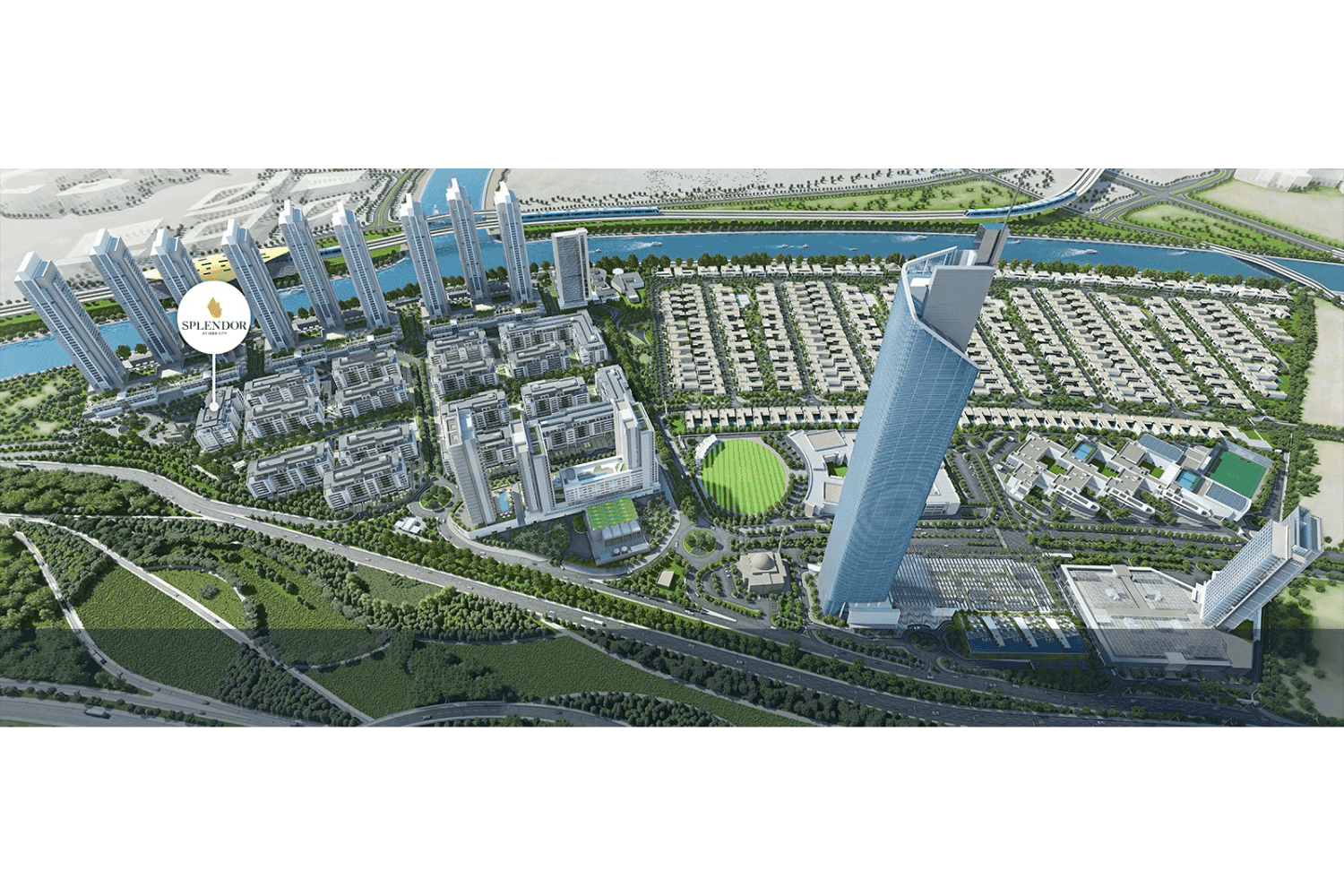 Gemini Splendor masterplan, Sobha Hartland, Dubai