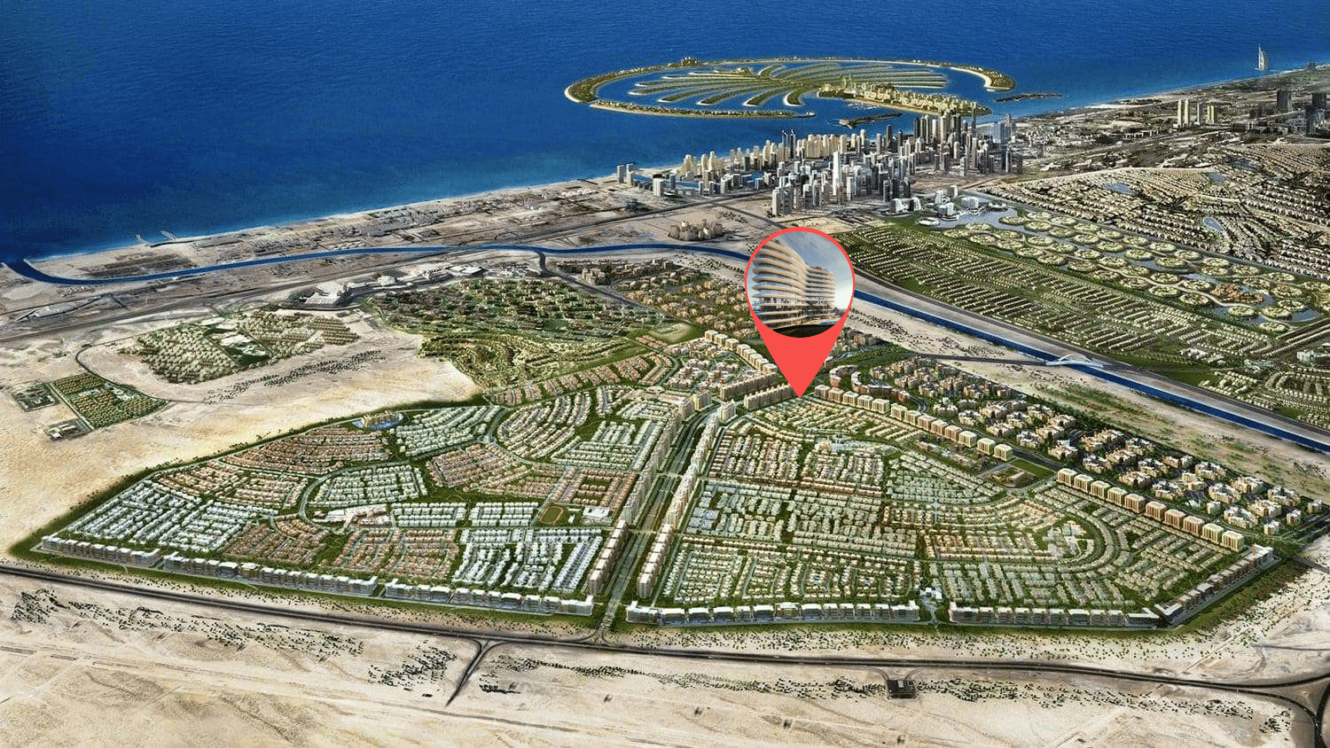 Trussardi Residences masterplan, Al Furjan, Dubai