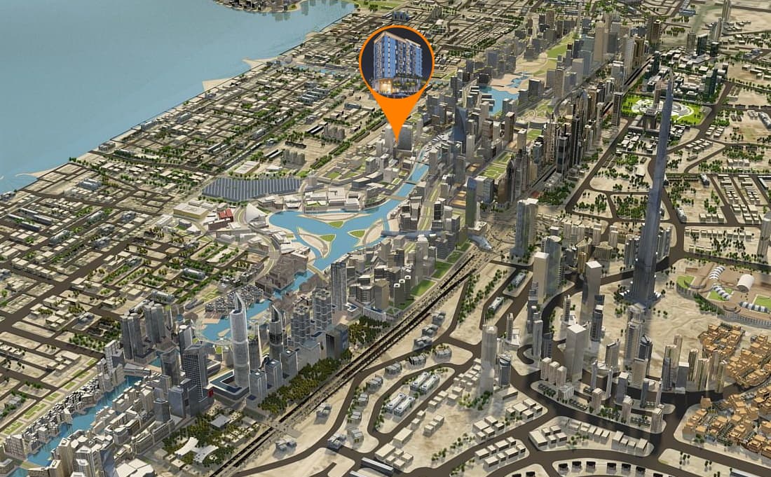 Amber by Enso masterplan, Al Satwa, Dubai