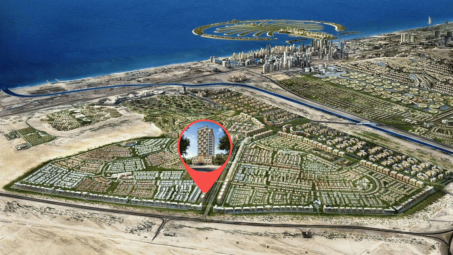 Manam Pearl masterplan, Jebel Ali Village, Dubai