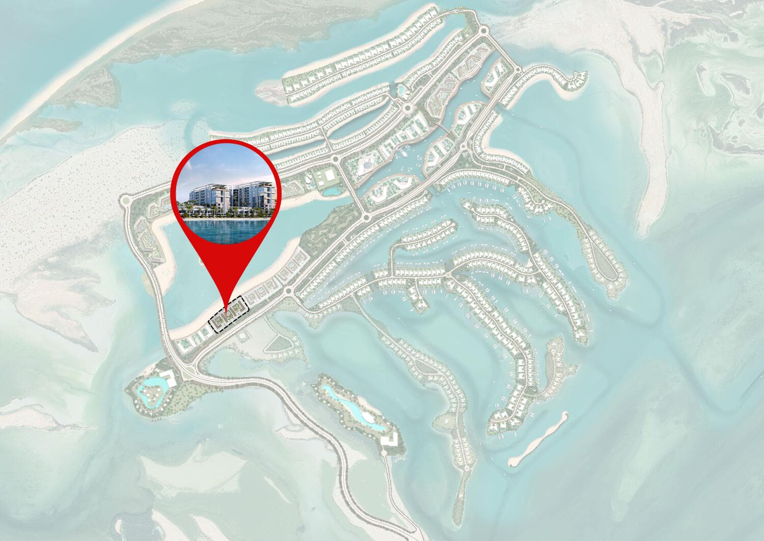 Starline Beach Residences masterplan, Siniya Island, Umm al-Quwain