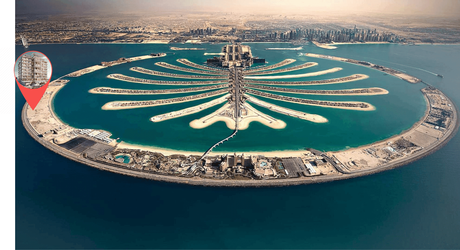 Vitalia Palm Jumeirah Residences masterplan, Palm Jumeirah, Dubai