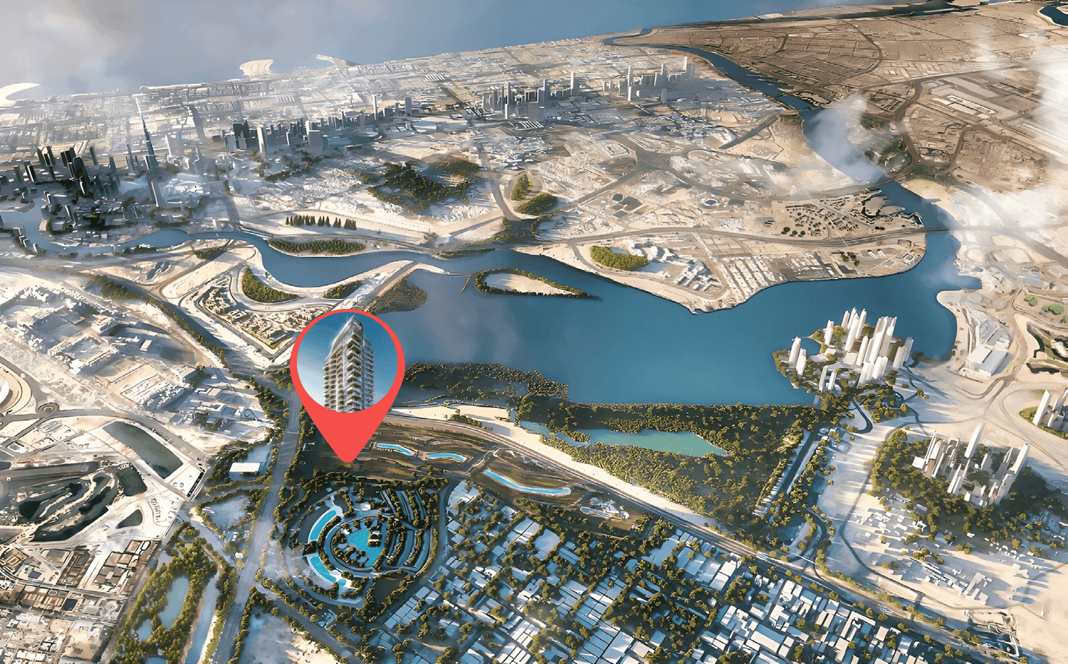 Helvetia Verde masterplan, Bukadra, Dubai