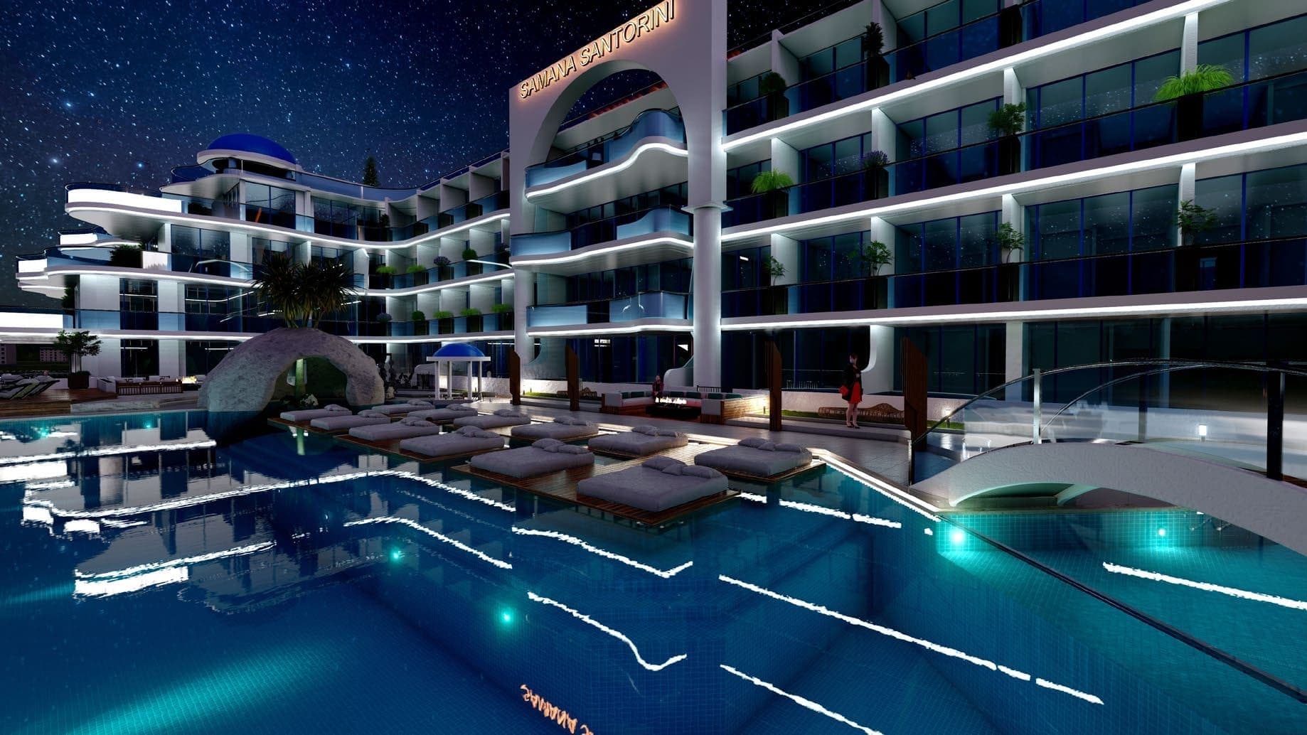 Samana Santorini, Dubai Studio City