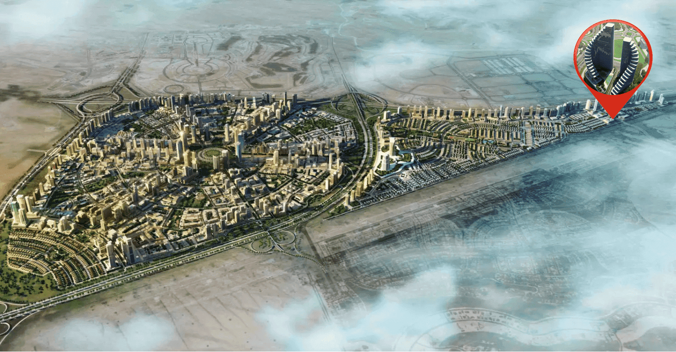 Binghatti Flare masterplan, JVT (Jumeirah Village Triangle), Dubai