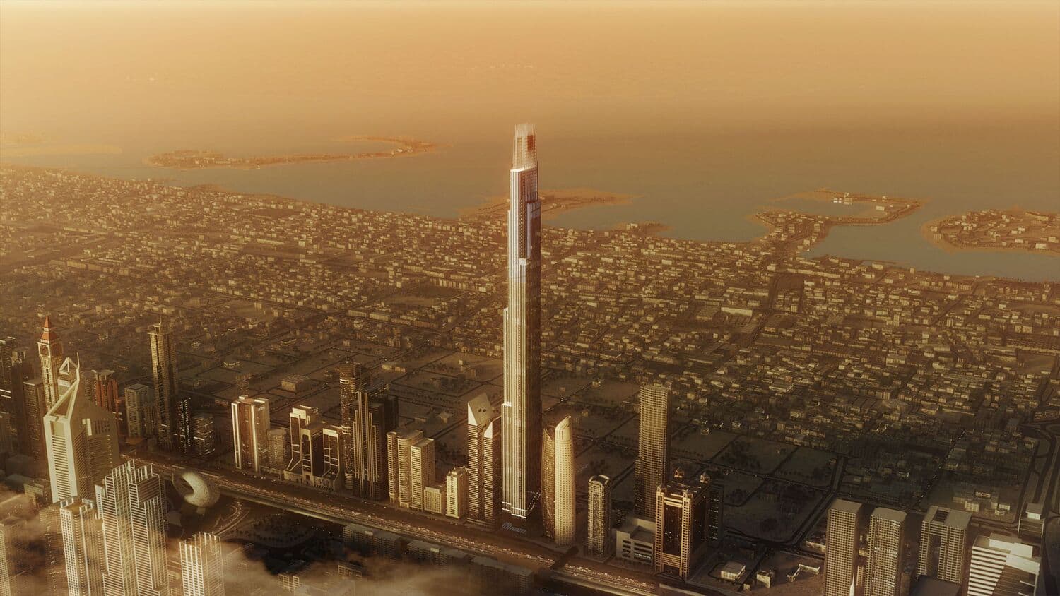 Burj Azizi, Trade Center, Dubai, photo 2