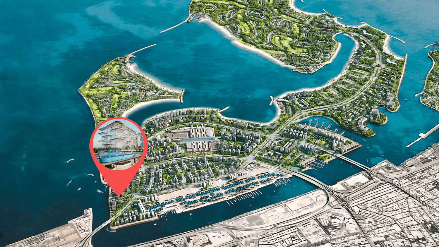 Do Hotels and Residences masterplan, Dubai Islands, Dubai
