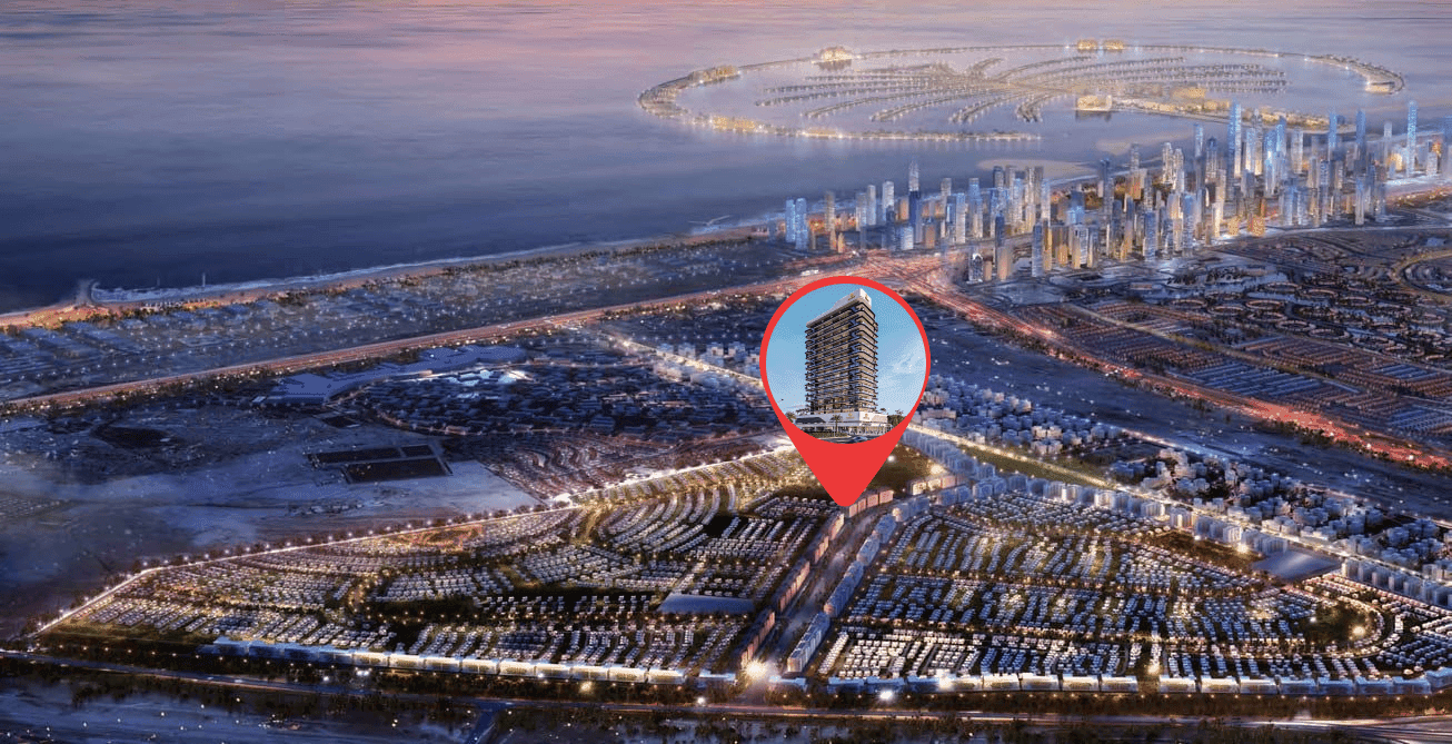 Symbolic Zen Residences masterplan, Jebel Ali Village, Dubai