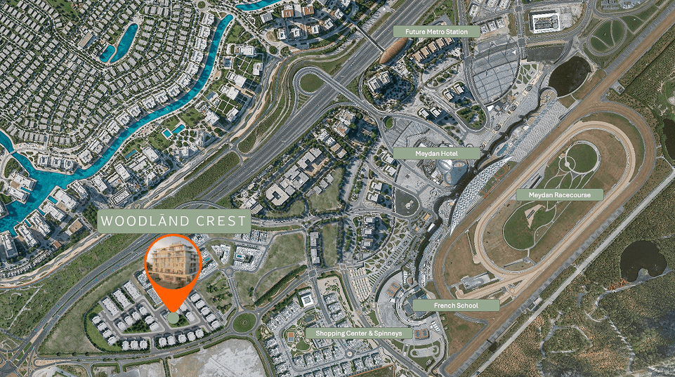 Woodland Crest masterplan, Meydan (Nad Al Sheba  1), Dubai