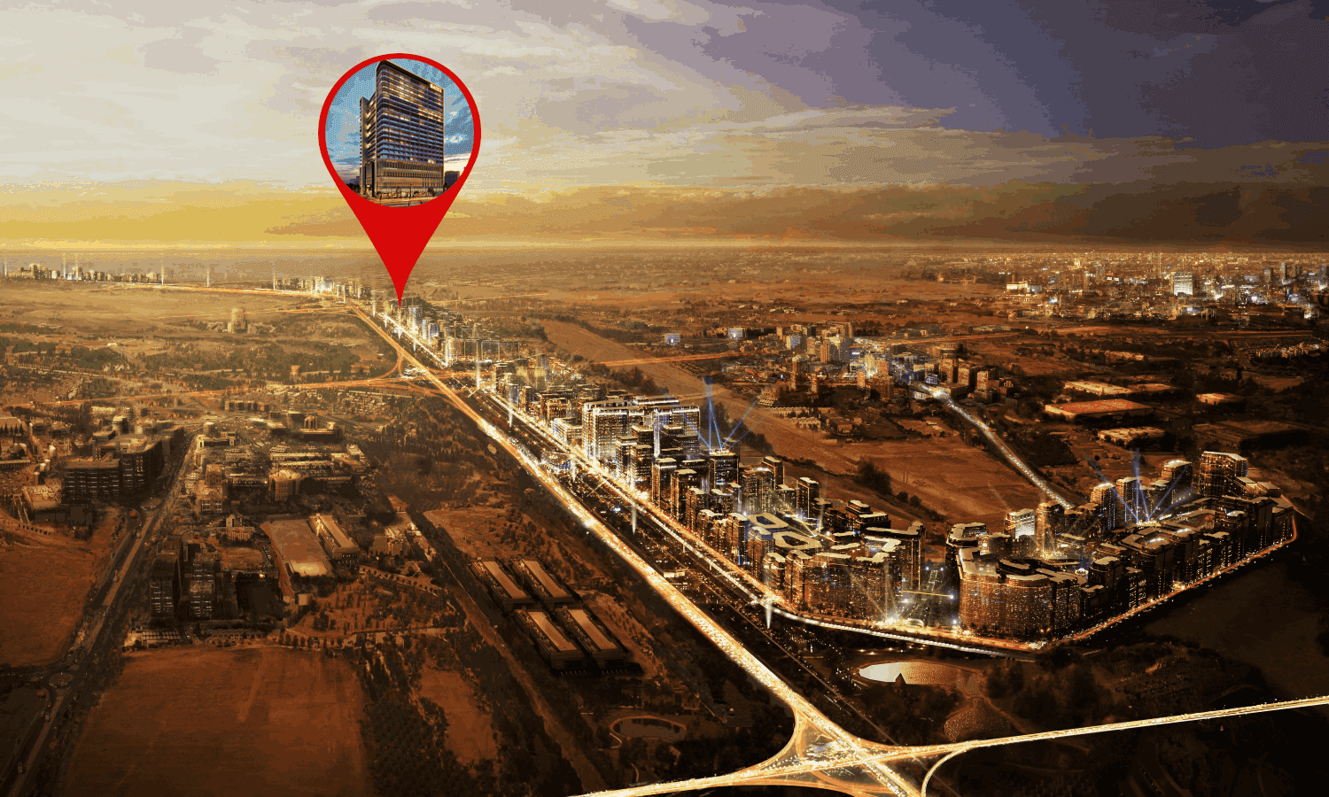 Azizi Arian masterplan, Jebel Ali Freezone Extension, Dubai
