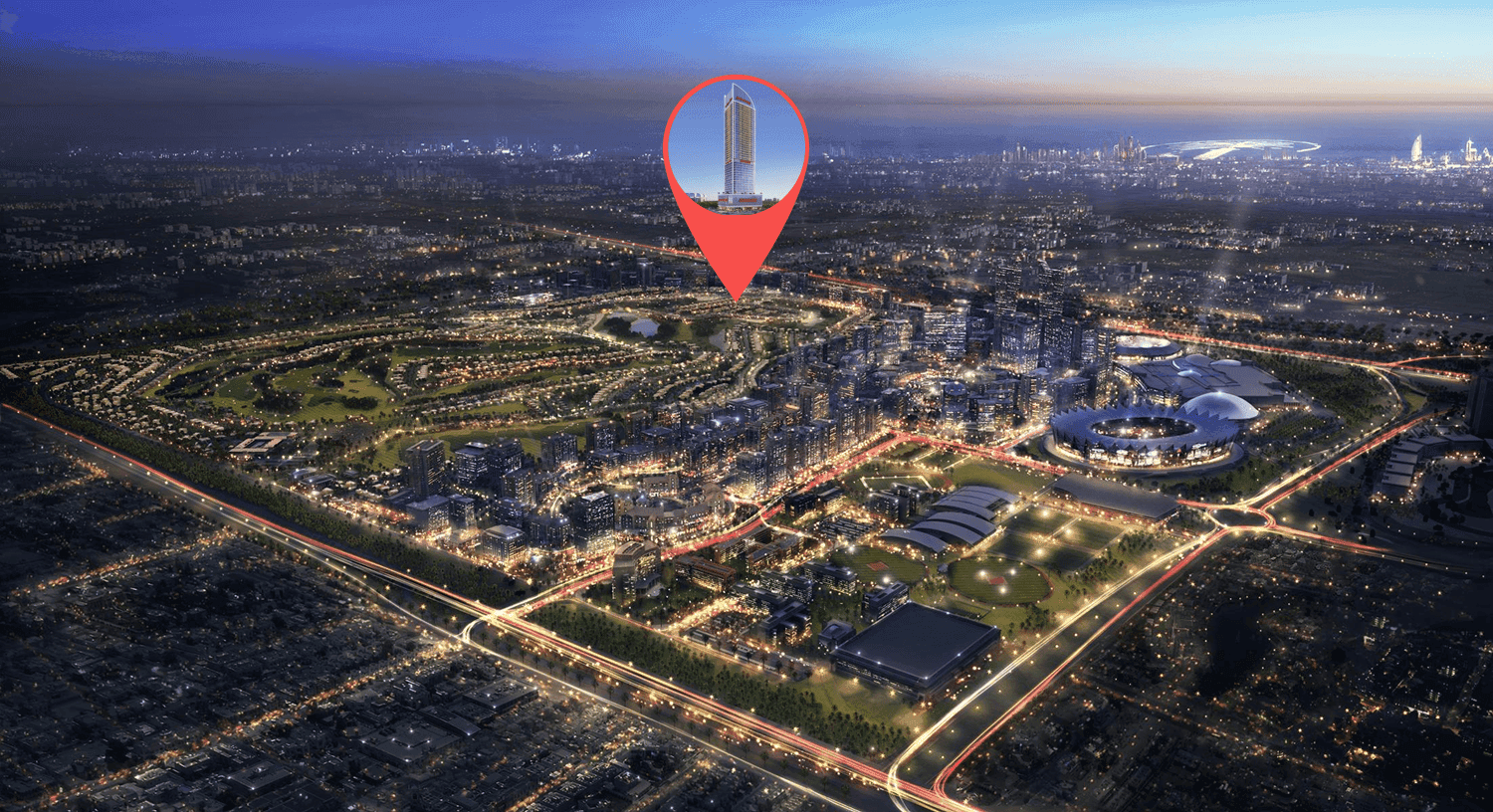 Aspirz masterplan, Dubai Sports City, Dubai