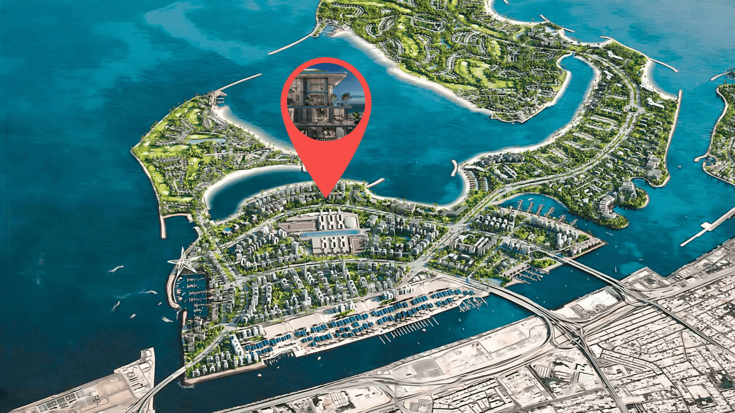Villa Del Divos masterplan, Dubai Islands, Dubai