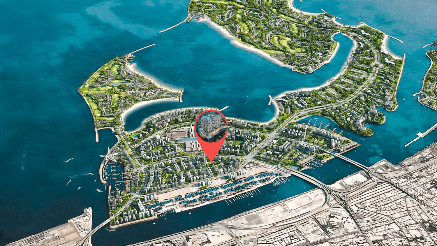 Tivanno Residence masterplan, Dubai Islands, Dubai
