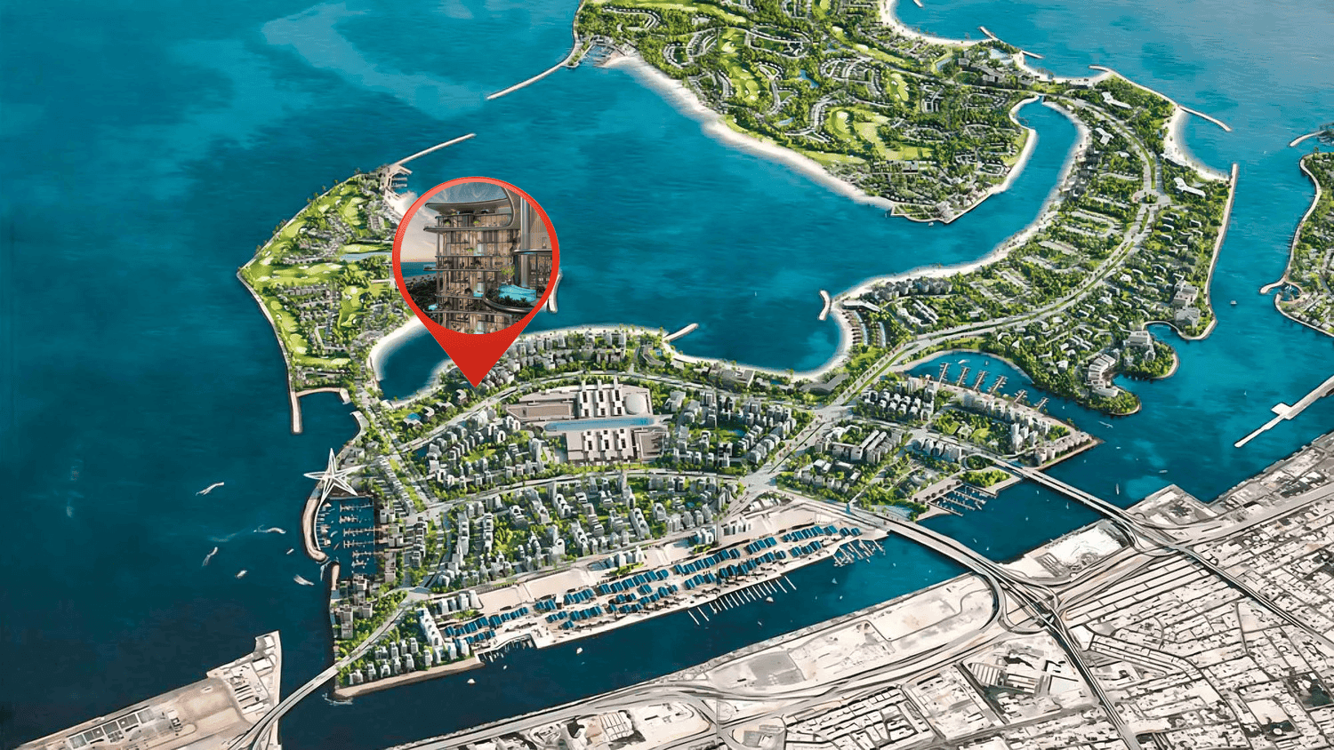 Villa Del Gavi masterplan, Dubai Islands, Dubai