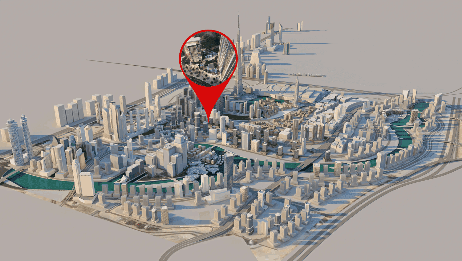 BLVD Crescent masterplan, Downtown Dubai, Dubai