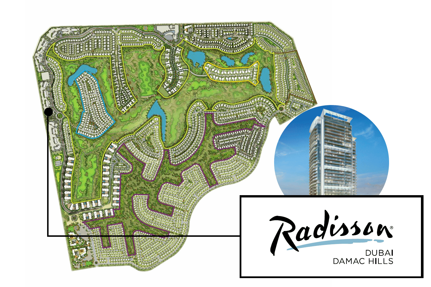 Damac Hills - Radisson Dubai masterplan, Damac Hills, Dubai