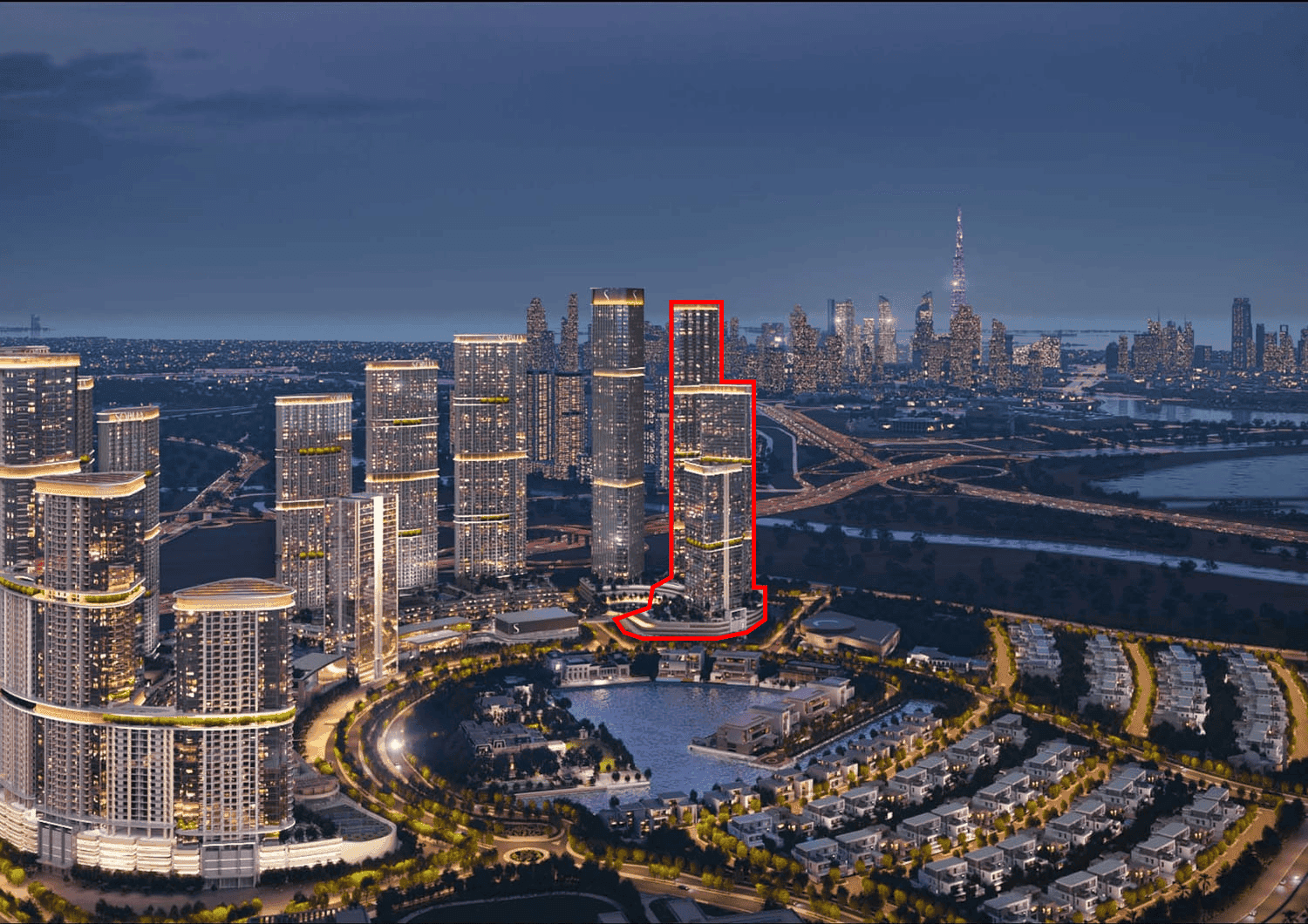 Skyvue Spectra masterplan, Sobha Hartland 2, Dubai