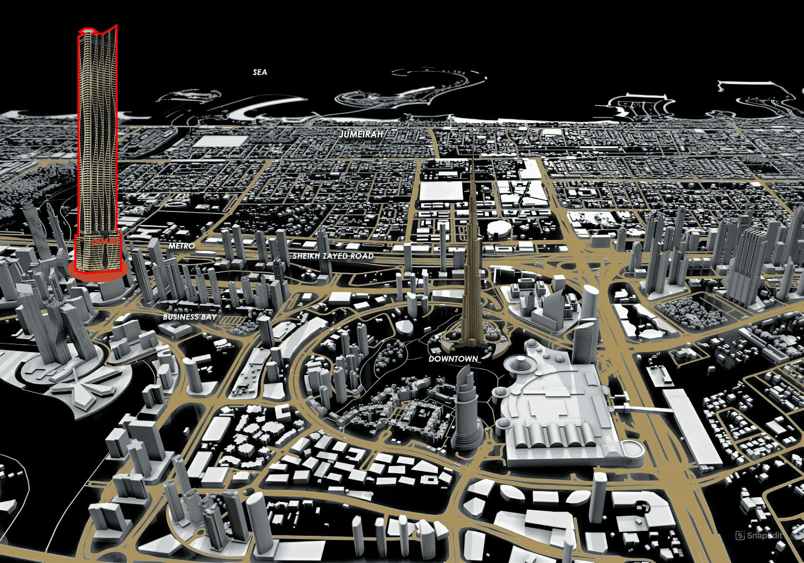 Bayz 102 masterplan, Business Bay, Dubai