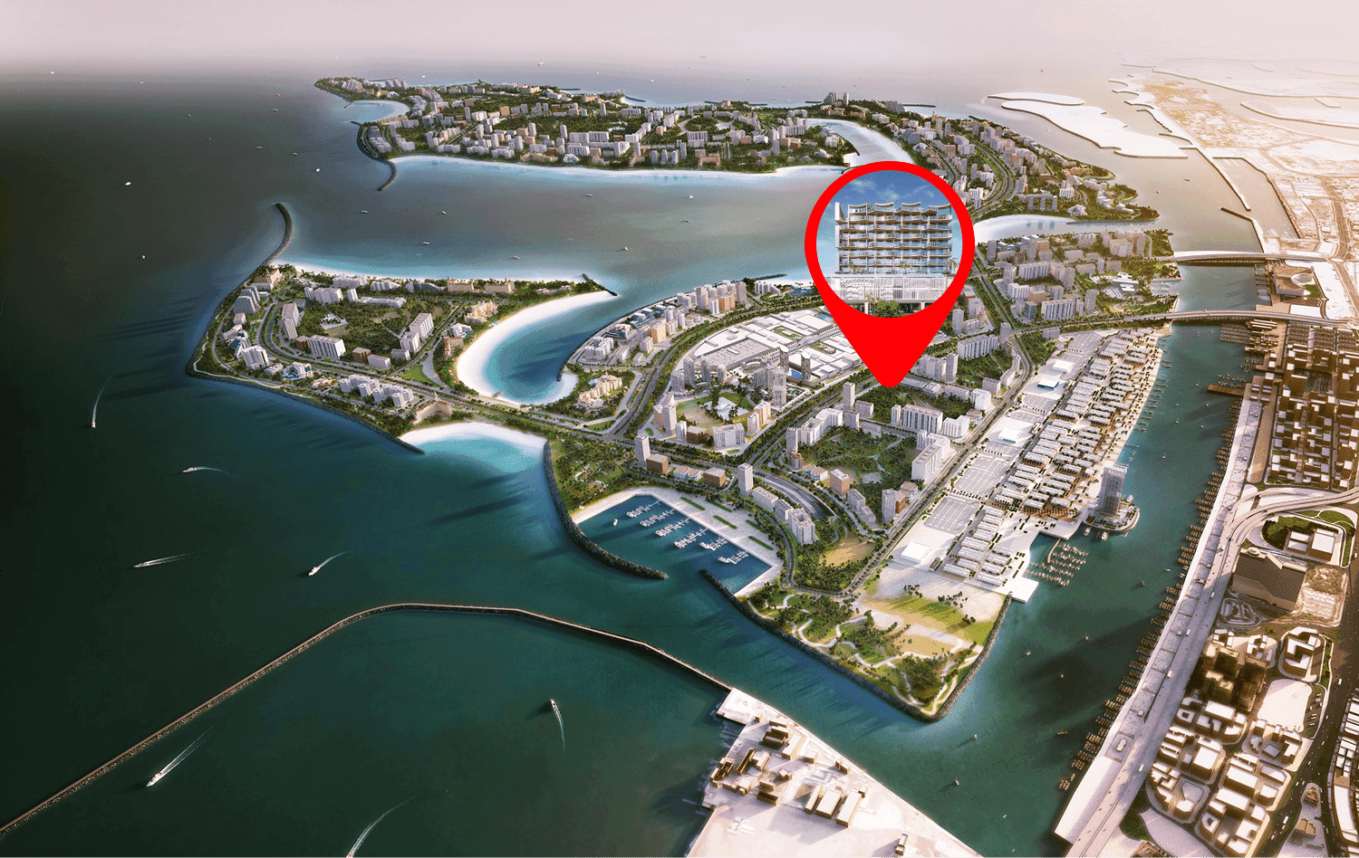 Stamn Nautis Residences masterplan, Dubai Islands, Dubai