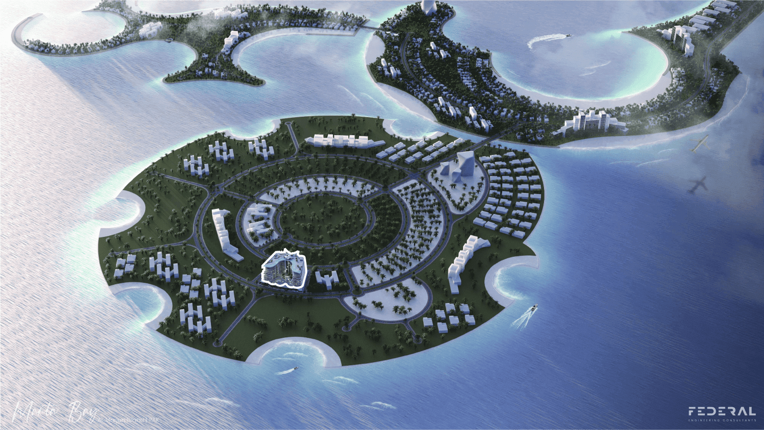 Manta Bay masterplan, Al Marjan Island, Ras al-Khaimah