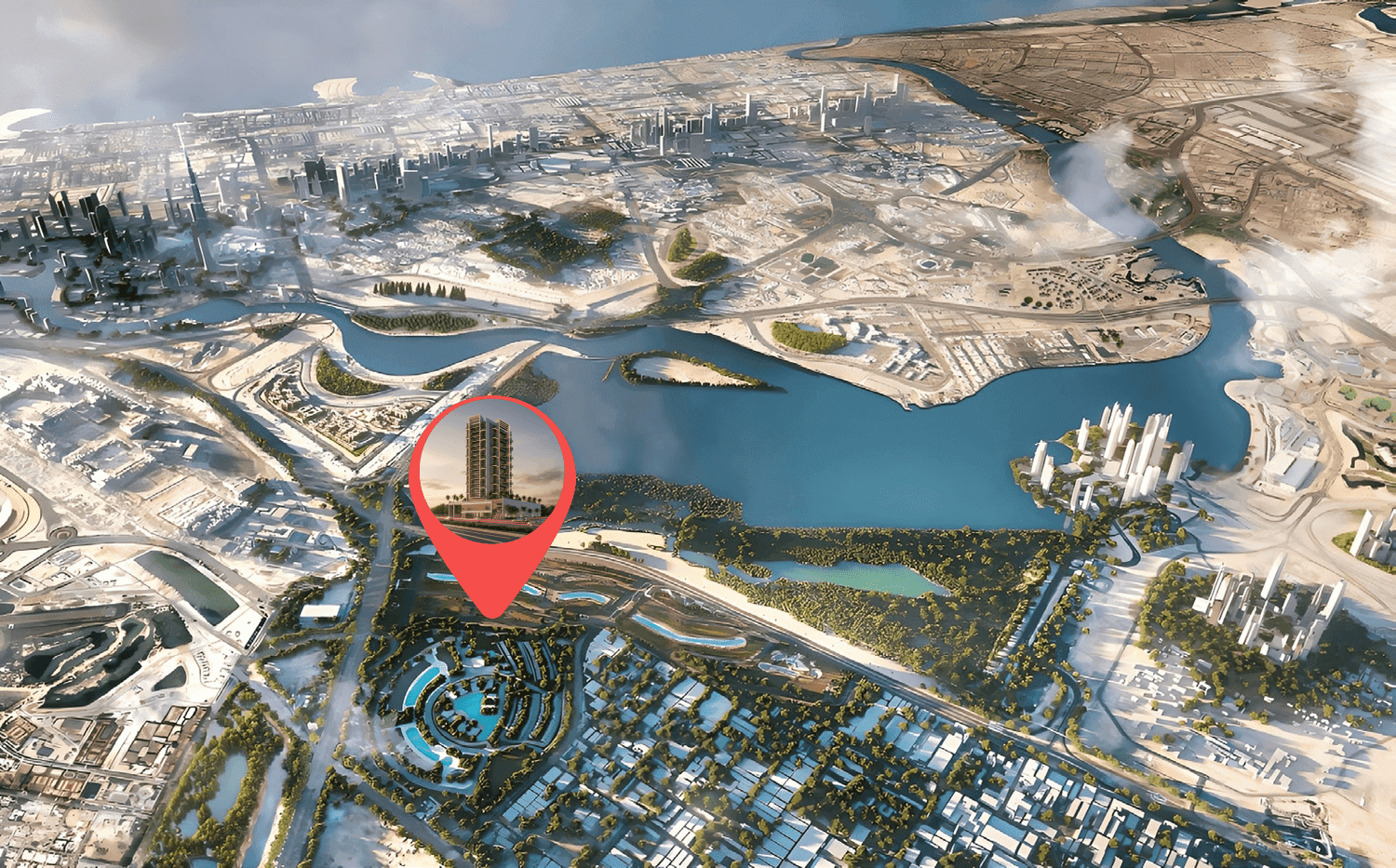 Future Residence masterplan, Bukadra, Dubai