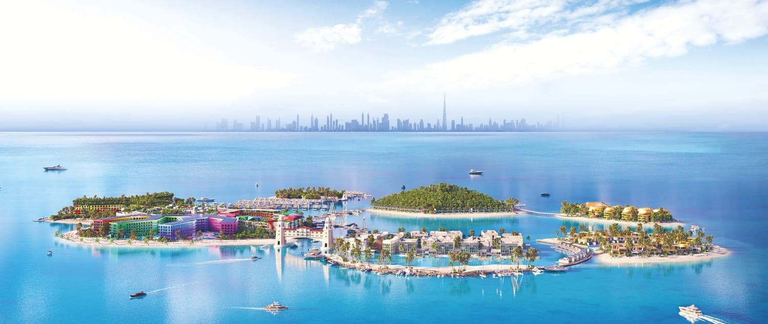 The Heart of Europe - Marbella Resort Hotel, Vignette Collection masterplan, World of Islands, Dubai