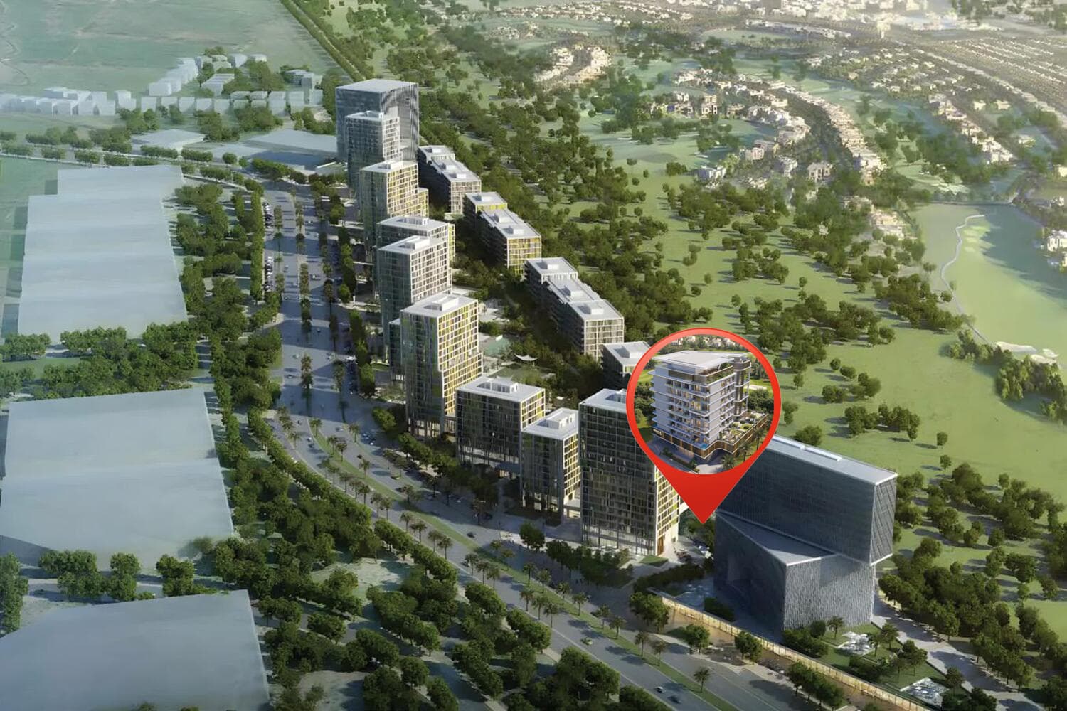 Golf Grove by Regent masterplan, Dubai Production City, Dubai