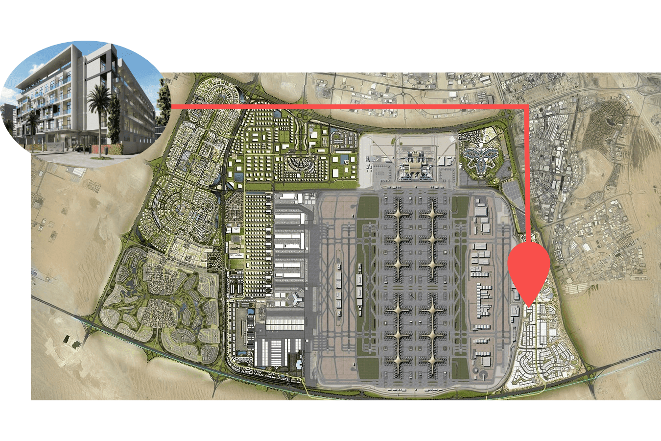 Majestique Residence 1 masterplan, Dubai South, Dubai