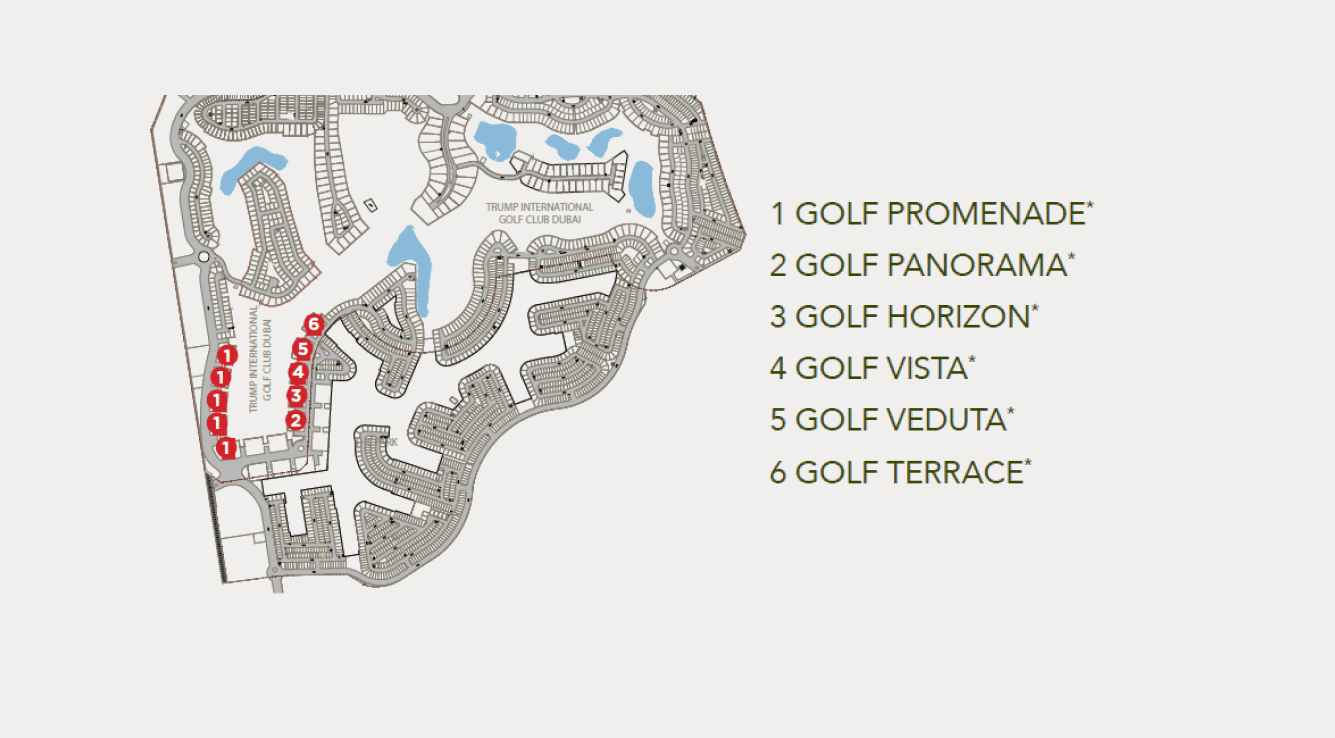 Damac Hills - Golf Town masterplan, Damac Hills, Dubai