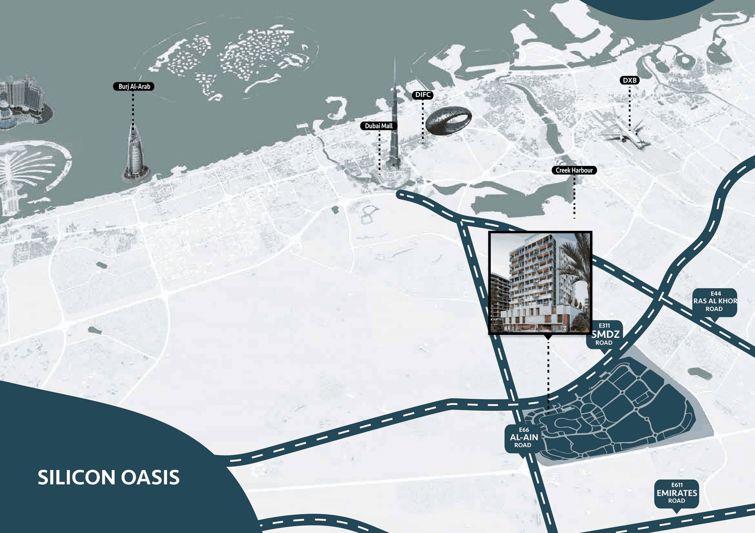 Oasis Lofts masterplan, Dubai Silicon Oasis, Dubai