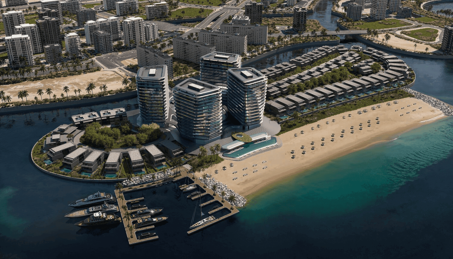 Brabus Island masterplan, Al Raha Beach, Abu Dhabi