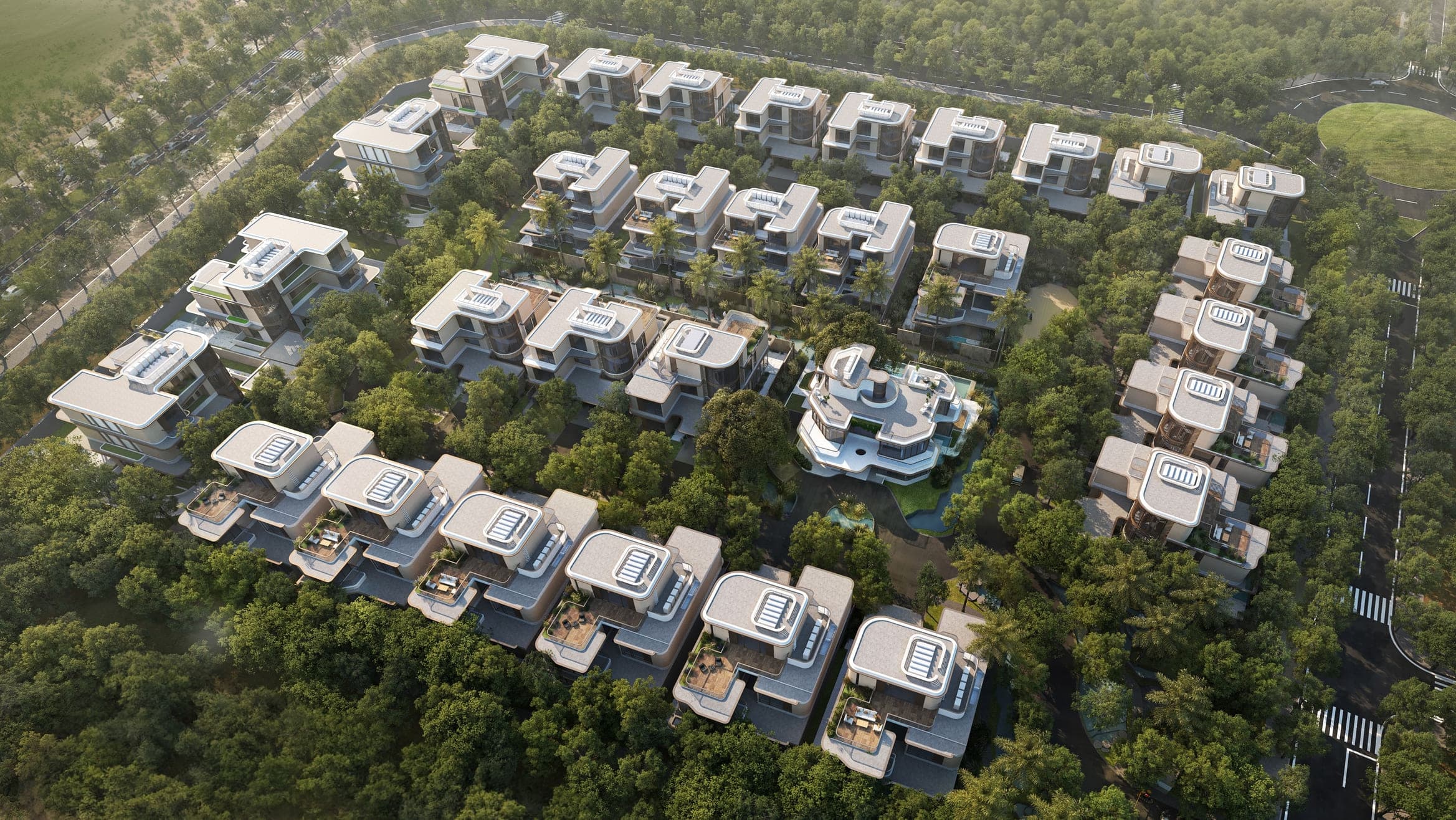 Wadi Villas masterplan, MBR District 11 (Meydan South), Dubai