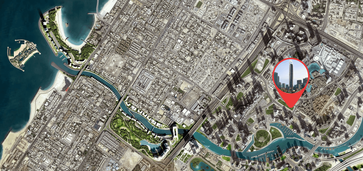 Binghatti Skyblade masterplan, Downtown Dubai, Dubai
