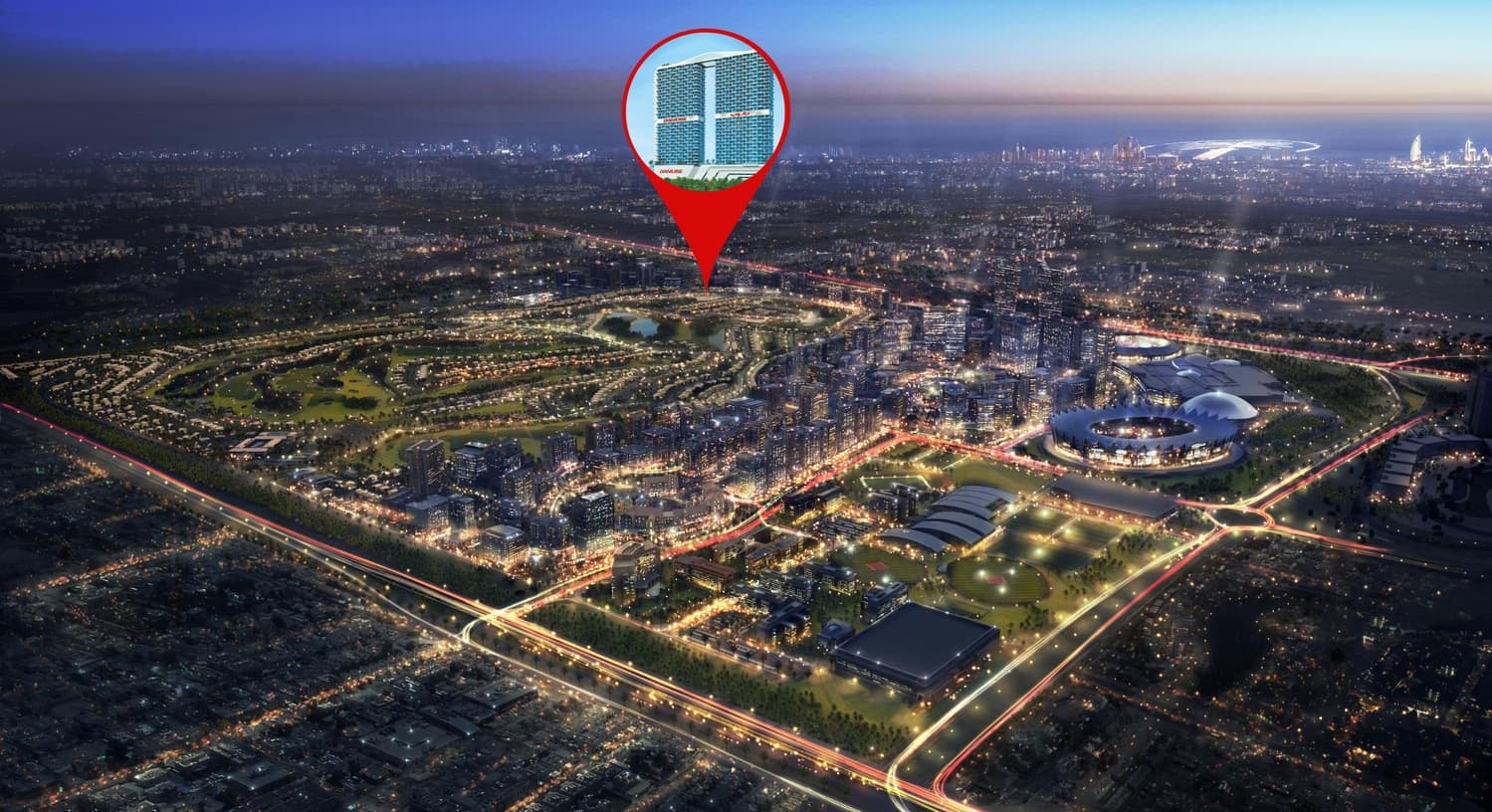 Sportz masterplan, Dubai Sports City, Dubai