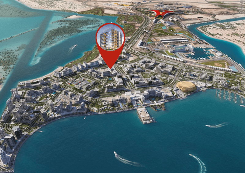 Vista Del Mar masterplan, Yas Island, Abu Dhabi