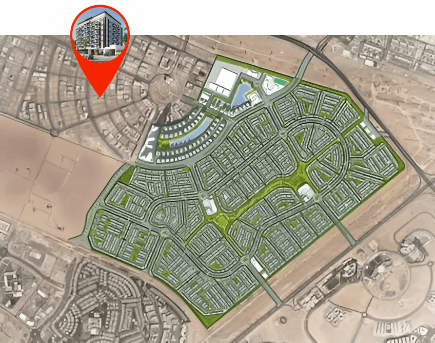 Moonsa Residence masterplan, Dubai International City, Dubai