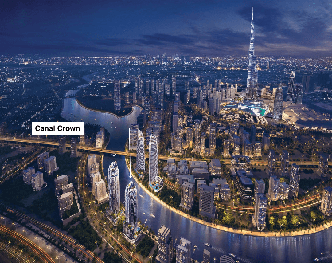 Canal Crown masterplan, Business Bay, Dubai