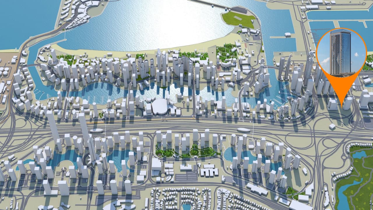Franck Muller Vanguard masterplan, Dubai Marina, Dubai