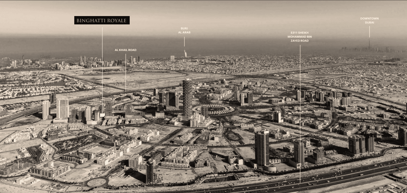 Binghatti Royale masterplan, JVC (Jumeirah Village Circle), Dubai