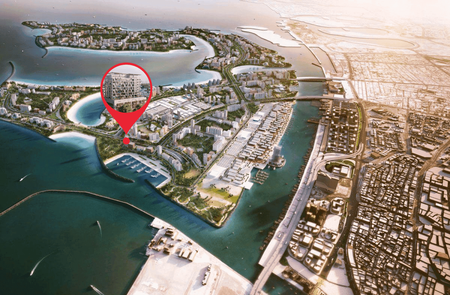 Iluka Residences masterplan, Dubai Islands, Dubai
