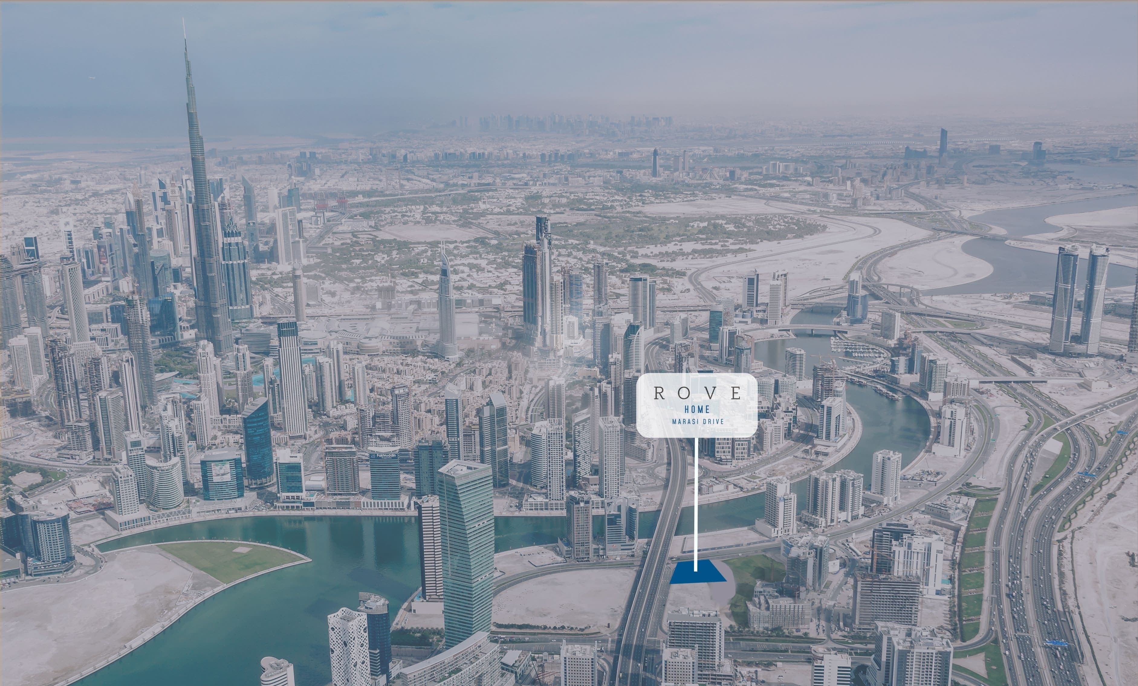 Rove Home Marasi Drive masterplan, Business Bay, Dubai