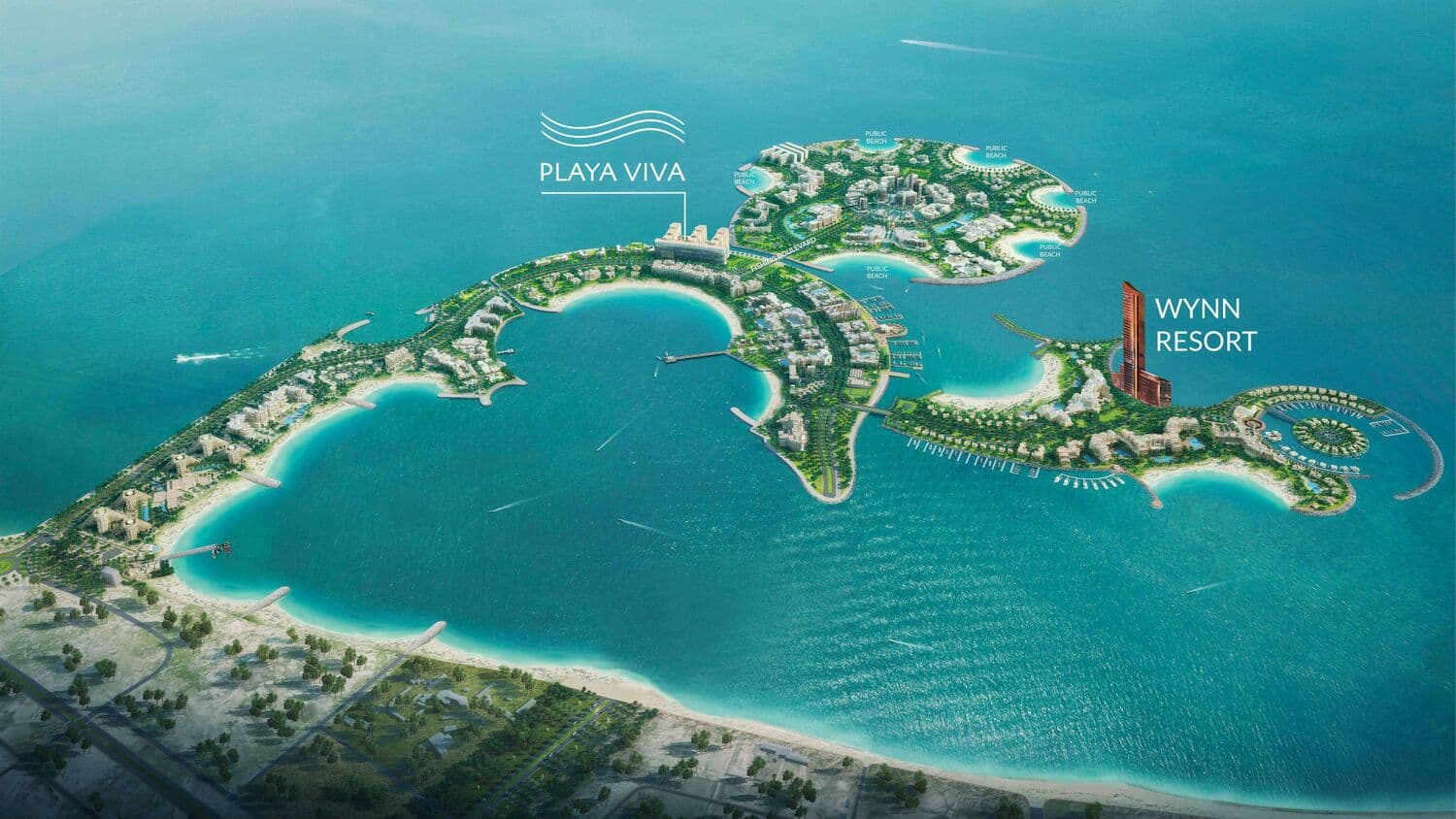 Playa Viva masterplan, Al Marjan Island, Ras al-Khaimah
