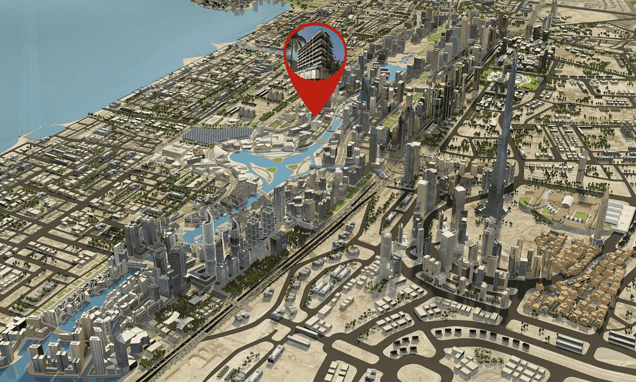 Olivia Gardens masterplan, Al Satwa, Dubai
