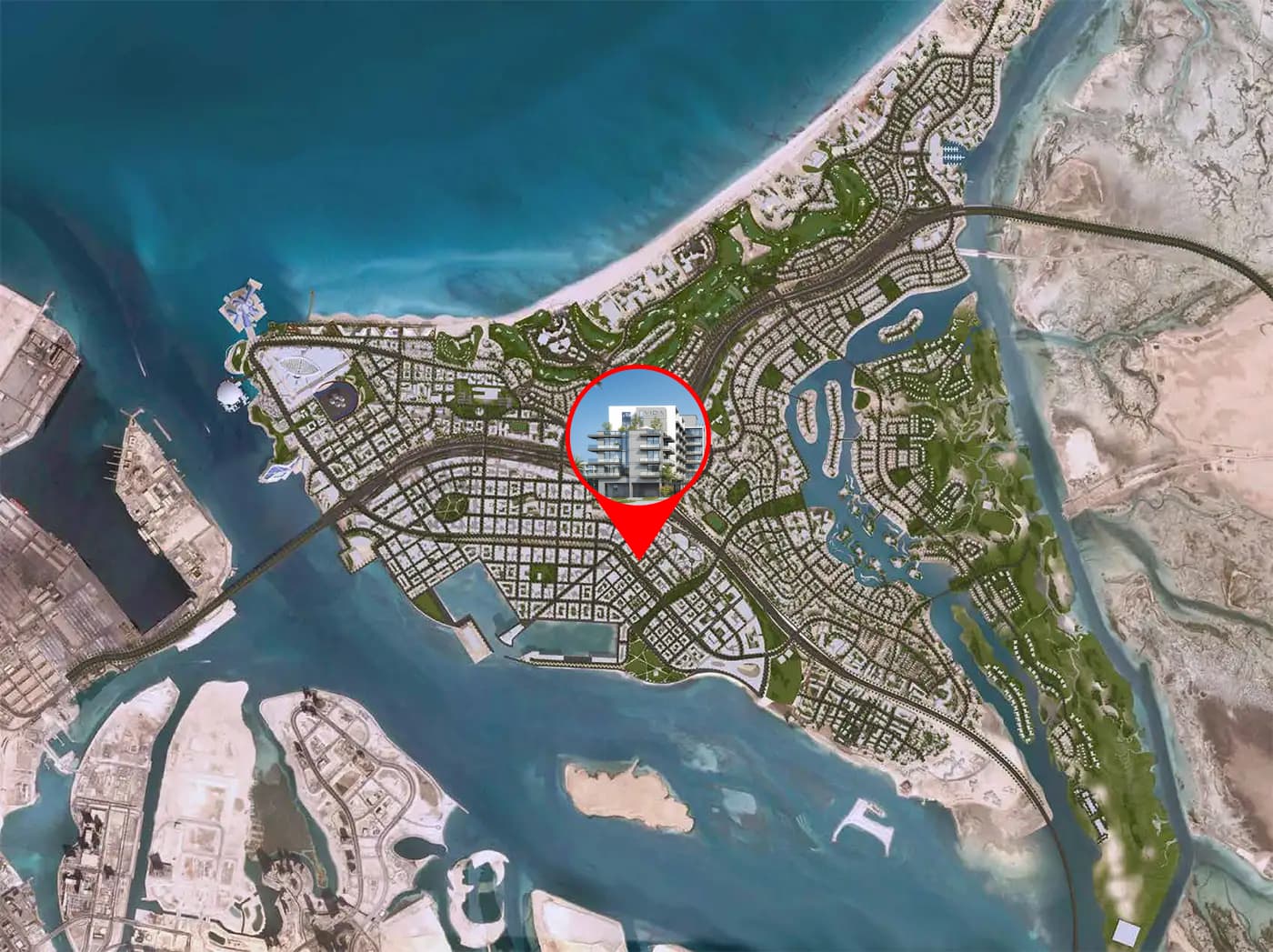 Vida Residences Saadiyat Island masterplan, Al Saadiyat island, Abu Dhabi