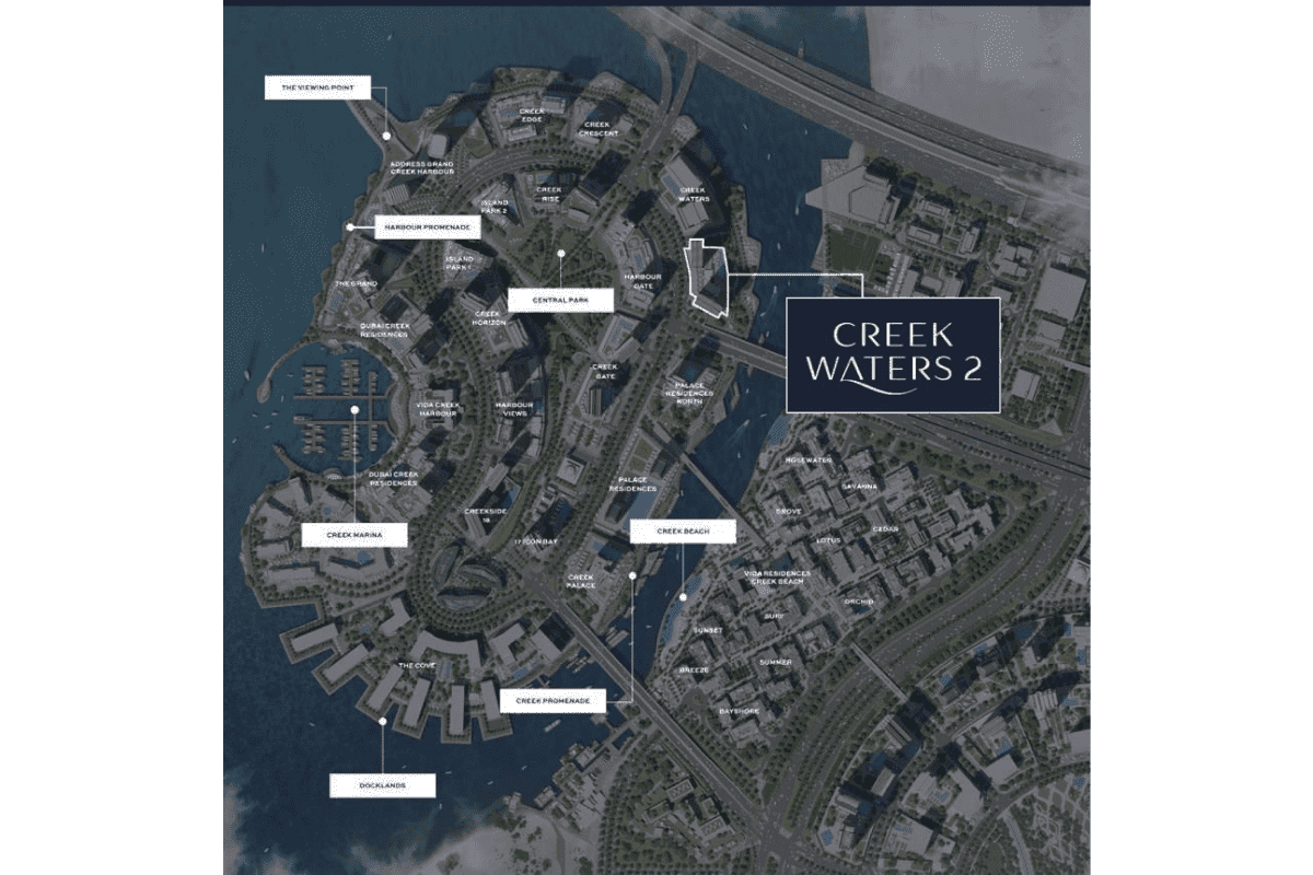 Creek Waters 2 masterplan, Dubai Creek Harbour, Dubai