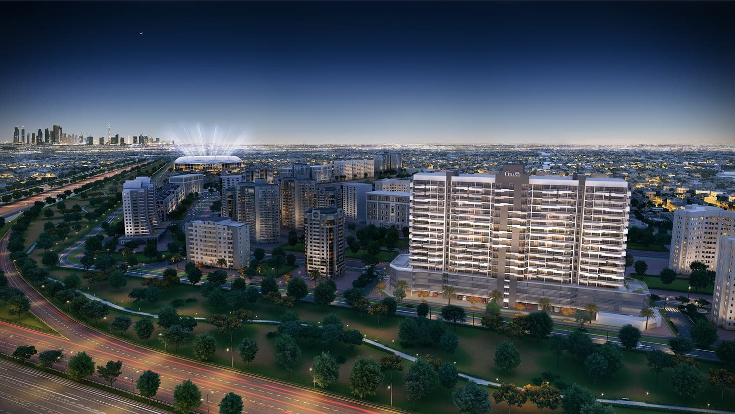 Azizi Grand  masterplan, Dubai Sports City, Dubai