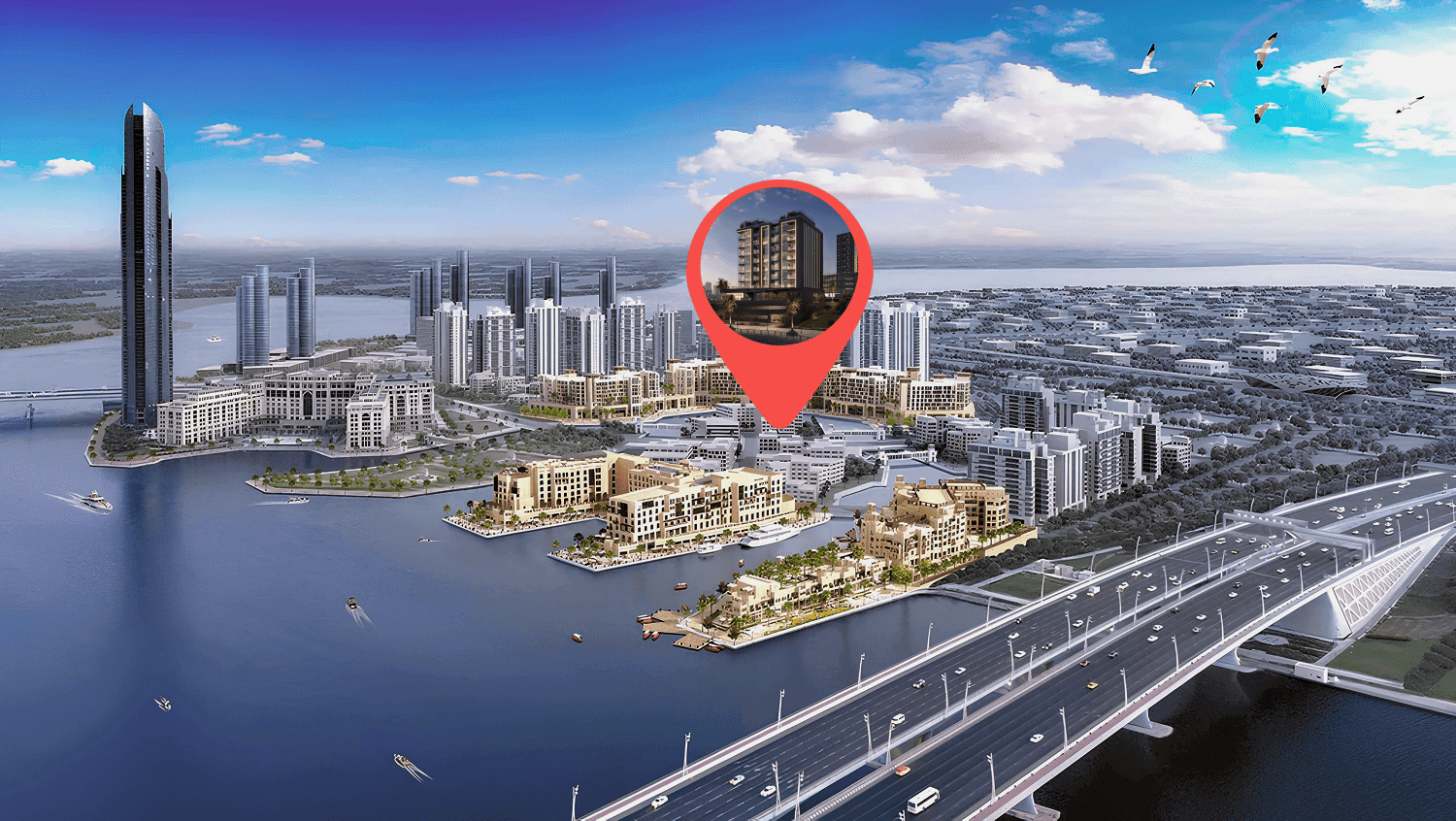 Celeste by HRE masterplan, Al Jaddaf Waterfront, Dubai