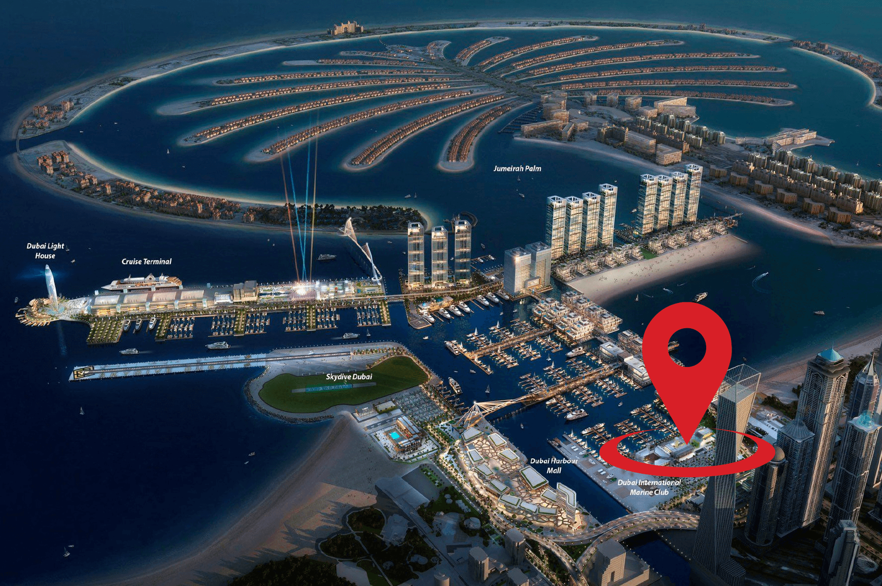Sobha Seahaven masterplan, Dubai Harbour, Dubai